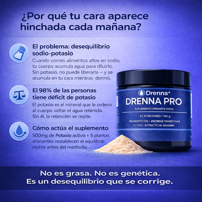 DRENNA PRO I El suplemento que te devuelve tu rostro