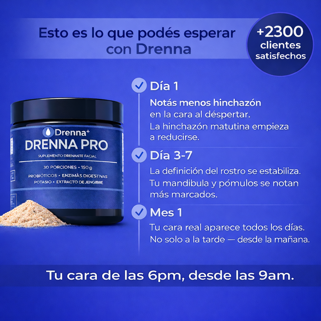 DRENNA PRO I El suplemento que te devuelve tu rostro