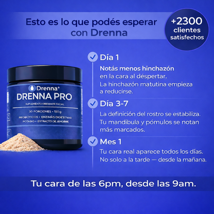 DRENNA PRO I El suplemento que te devuelve tu rostro