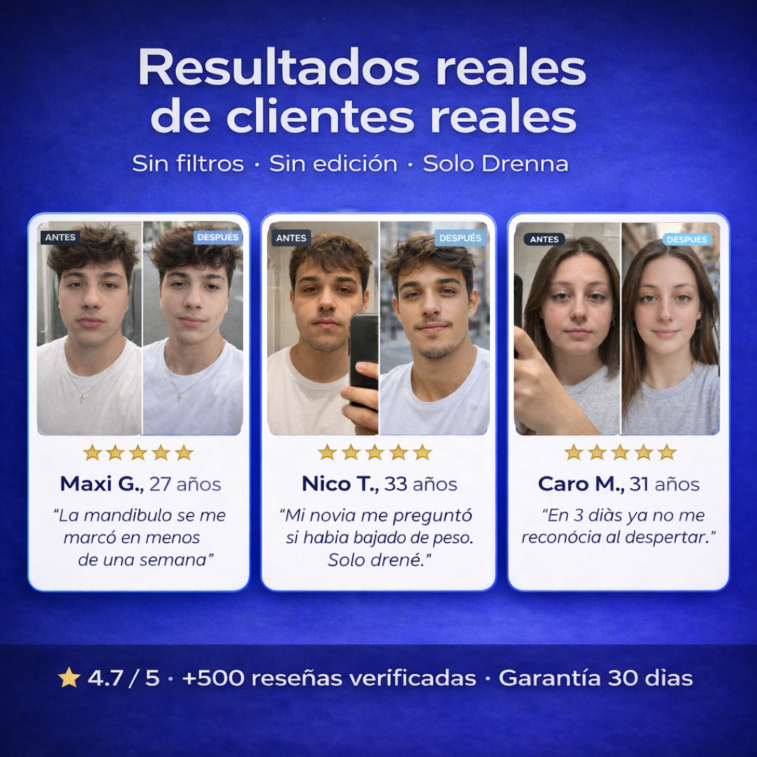 DRENNA PRO I El suplemento que te devuelve tu rostro